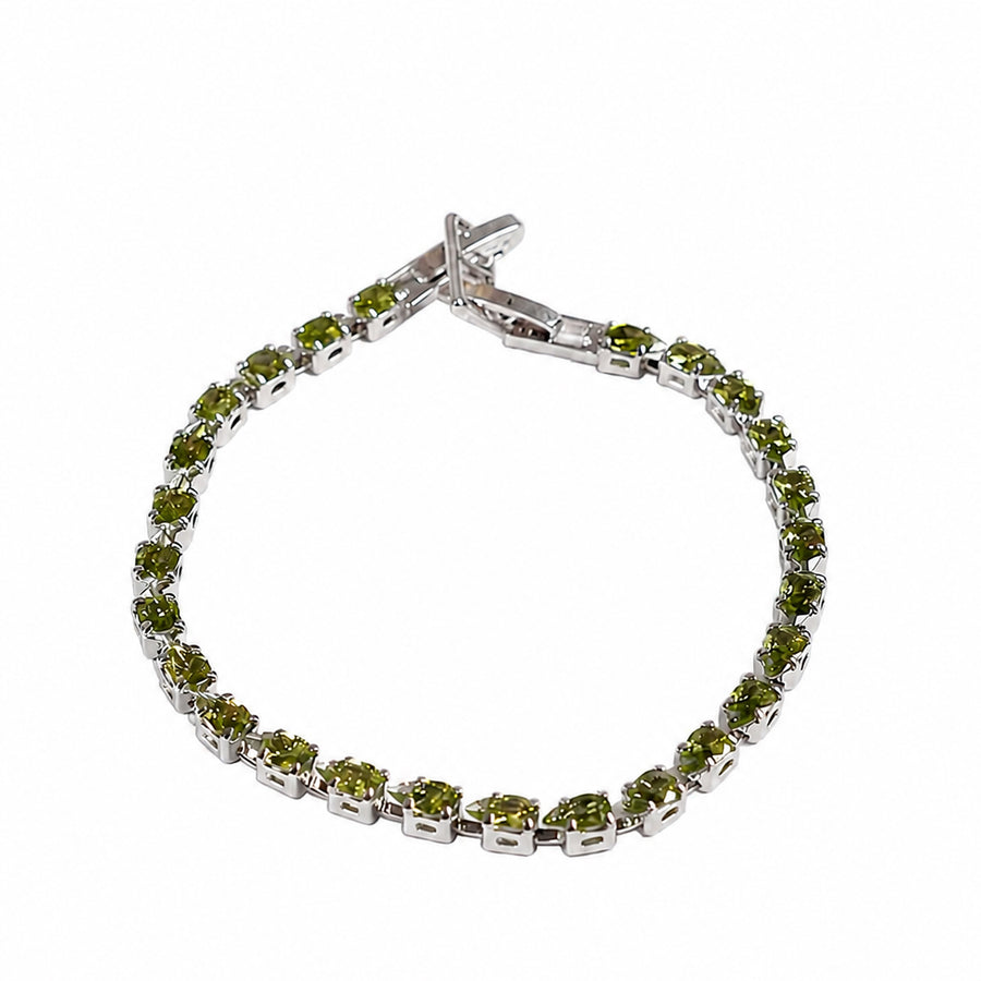 Sage Green Tennis Bracelet