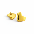 Pure Heart Gloss Stud Earrings