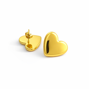 Pure Heart Gloss Stud Earrings