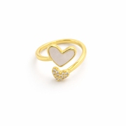 Eternal Love Double Heart Ring