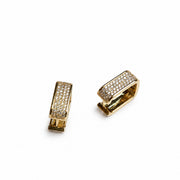 Stone Studded Hoops