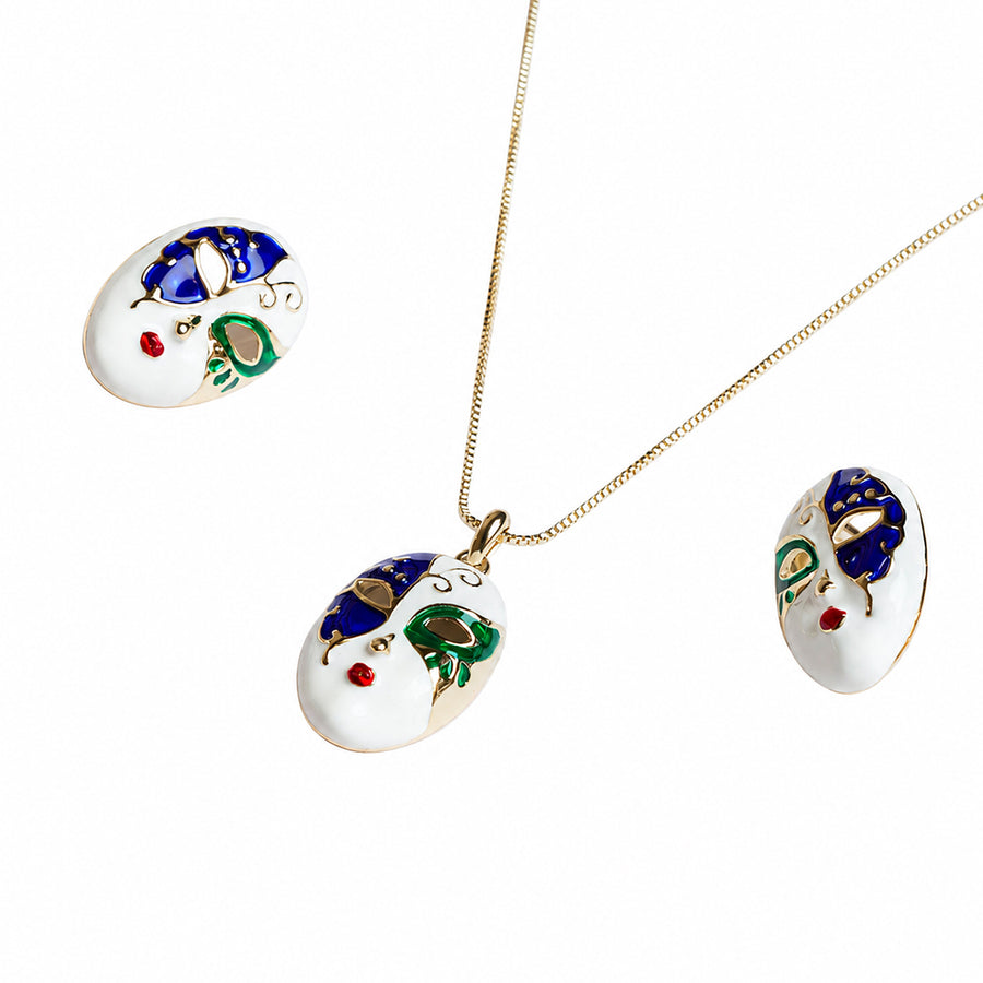 Masked Mira Pendant (Black)
