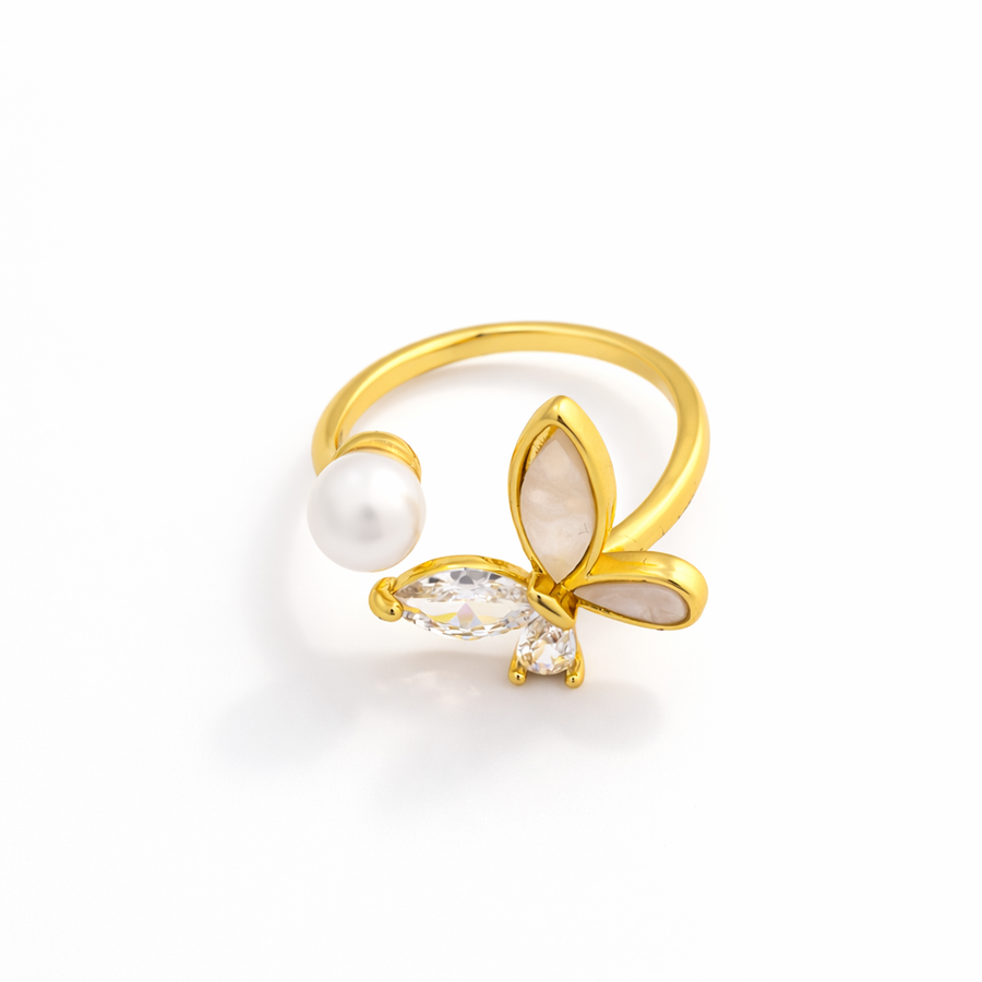 Polished Open-End Gold Ring