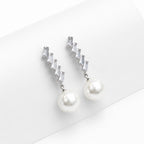 Studded Pearl Danglers