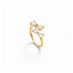 Twin Bow Adjustable Ring
