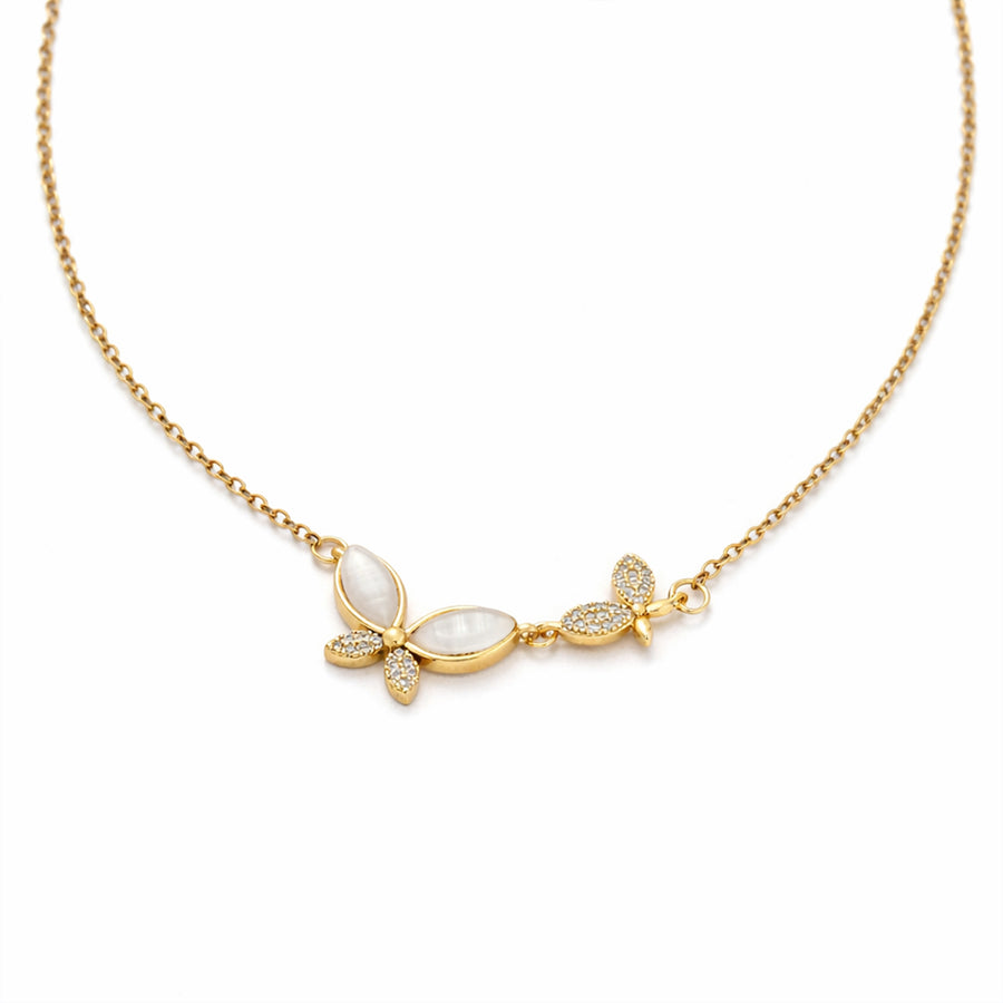 Minimal Wing Charm Chain with pendant