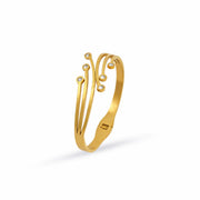 Golden Spark triple liner crystal Bangle