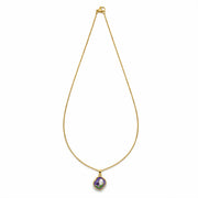 Lavender Pearl Bloom pendant with Chain with pendant