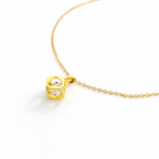 Aurelia Prism Lock Pendant Necklaces