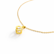 Aurelia Prism Lock Pendant Necklaces