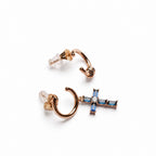 Dangle Cross Earrings