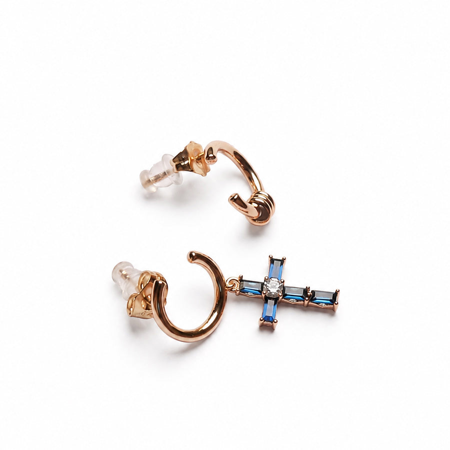 Dangle Cross Earrings