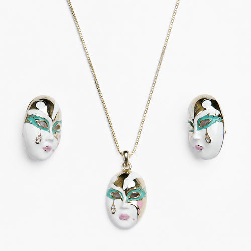 Masked Mira Pendant (Blue)