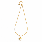 Pearl Embrace Heart Pendant with Chain with pendant