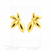 Golden Petal Bloom Earrings