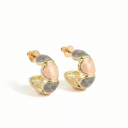 gold plated vintage hoop Earrings