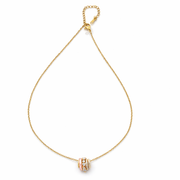 Blush Orbit Pendant with Chain with pendant