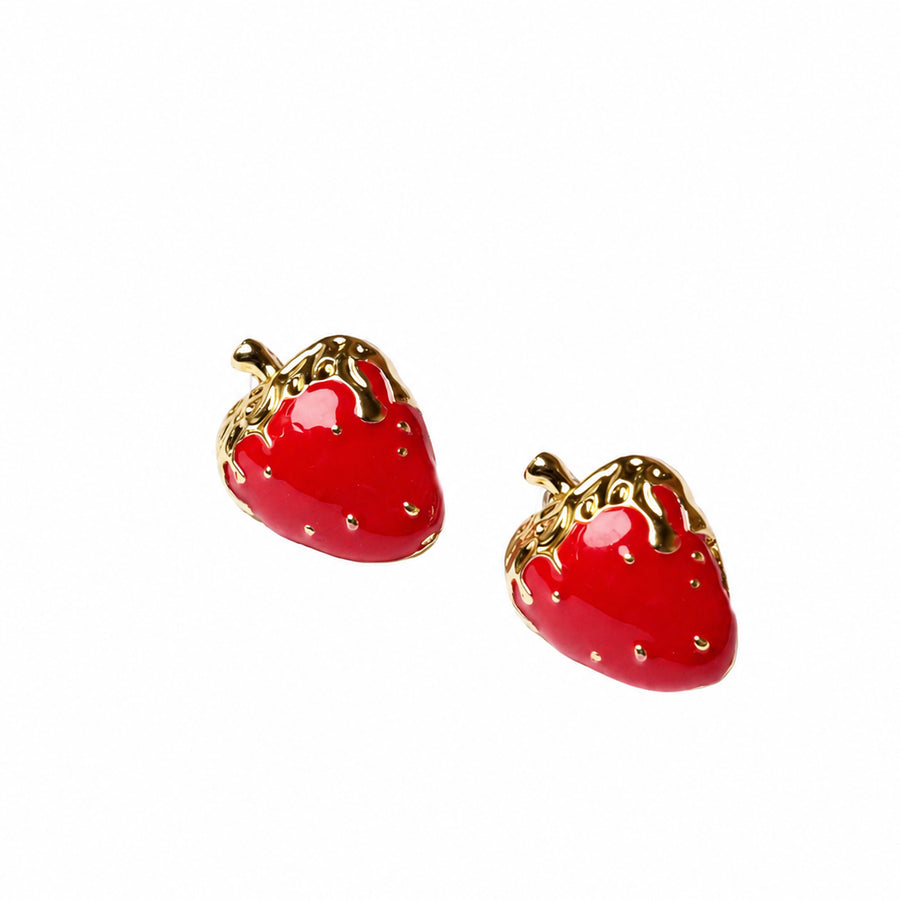 Vintage Strawberry Studs