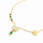 Emerald Flutter Necklaces