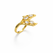 Celeste Petal Adjustable Ring