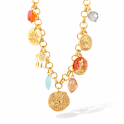 Celeste Coin vintage charm Necklaces