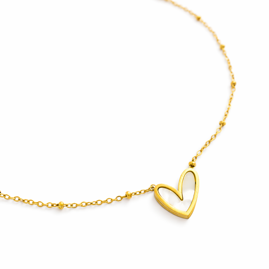 White Heart Pendant