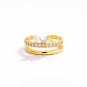 Luna Layered Adjustable Ring