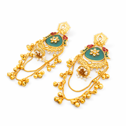 Jahanara Meenakari Kashmiri Earrings