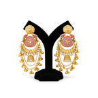 Kashmiri Gold Jhumka Earrings