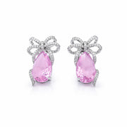 Crystal Grace Bow Earrings
