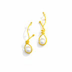 Celeste Wire Pearl Drops Earrings
