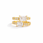 Dual Gleam Adjustable Ring
