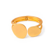 Nova Classic Gold Solid Bangle