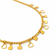 heart charms Necklaces