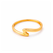 Luna Open Cuff Gold Bracelet