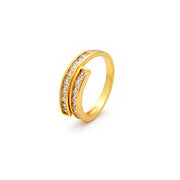 Elara Oval Crystal Statement Ring