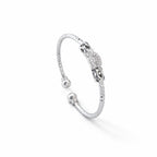 Celeste Silver Bangle