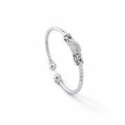 Celeste Silver Bangle