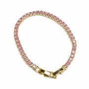 Pink Ice Tennis Bracelet
