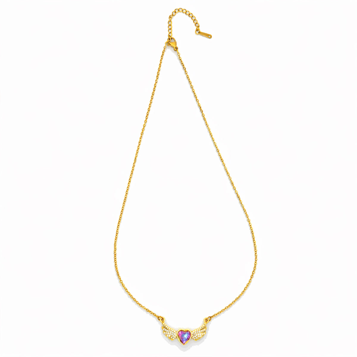 Angel Wings Heart Chain with pendant