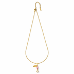 tulip petal chain with pendant