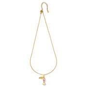 tulip petal chain with pendant