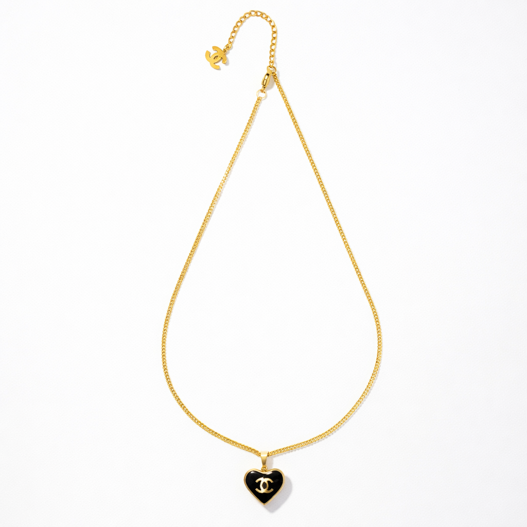 Noir Heart Emblem Pendant