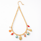 Electroplated Vintage Charm Necklaces