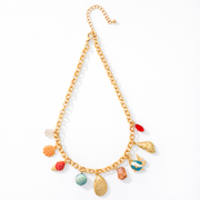 Electroplated Vintage Charm Necklaces