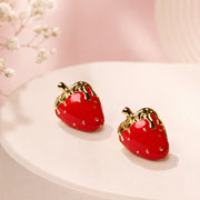 Vintage Strawberry Studs