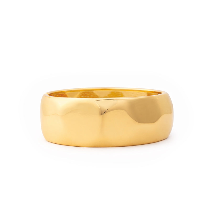 Solara Sculpted Gold Bangle