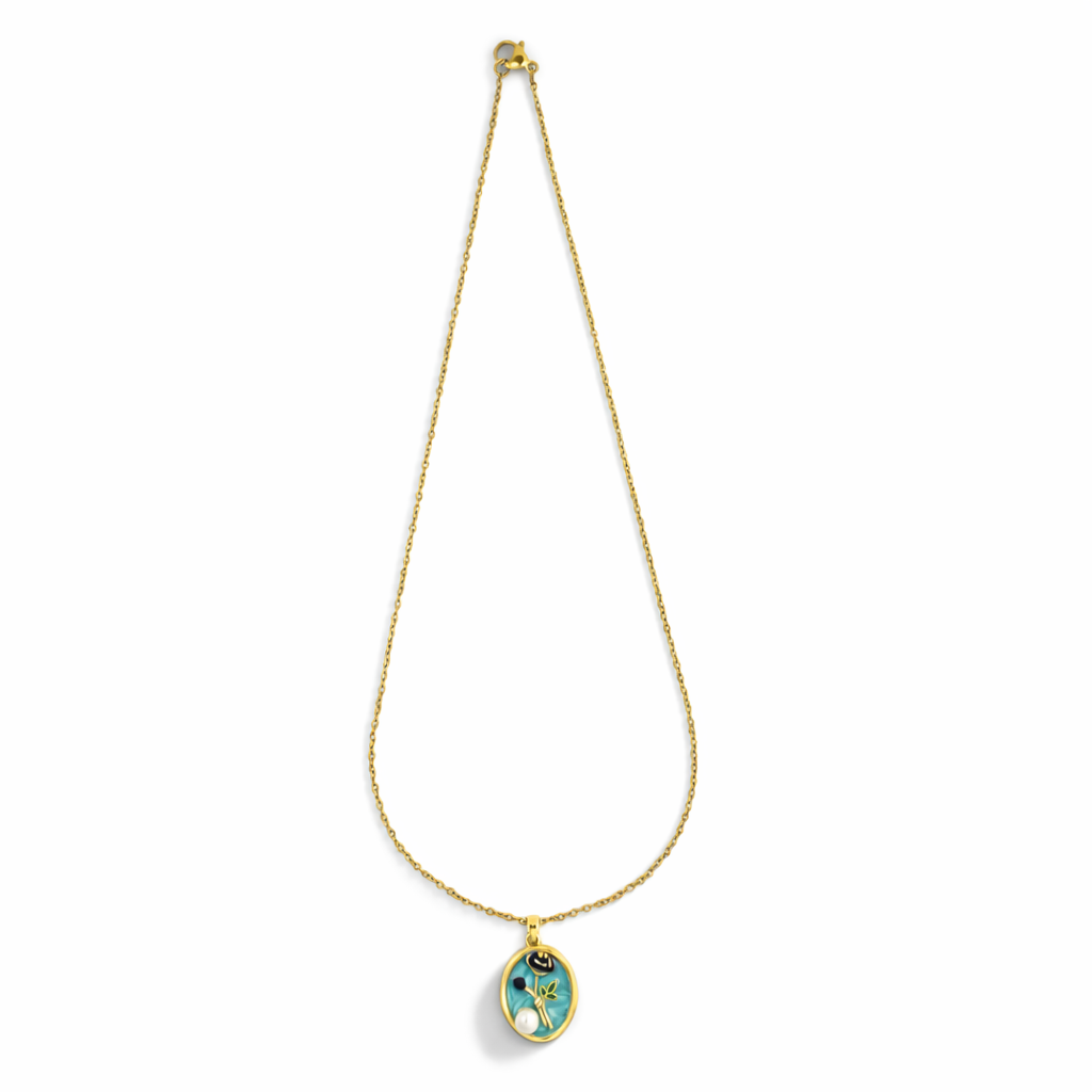 Soft Glow Crystal Chain with pendant