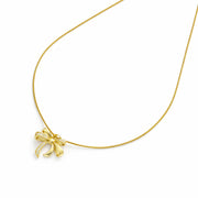 Royal Ribbon Bow with Chain with pendant
