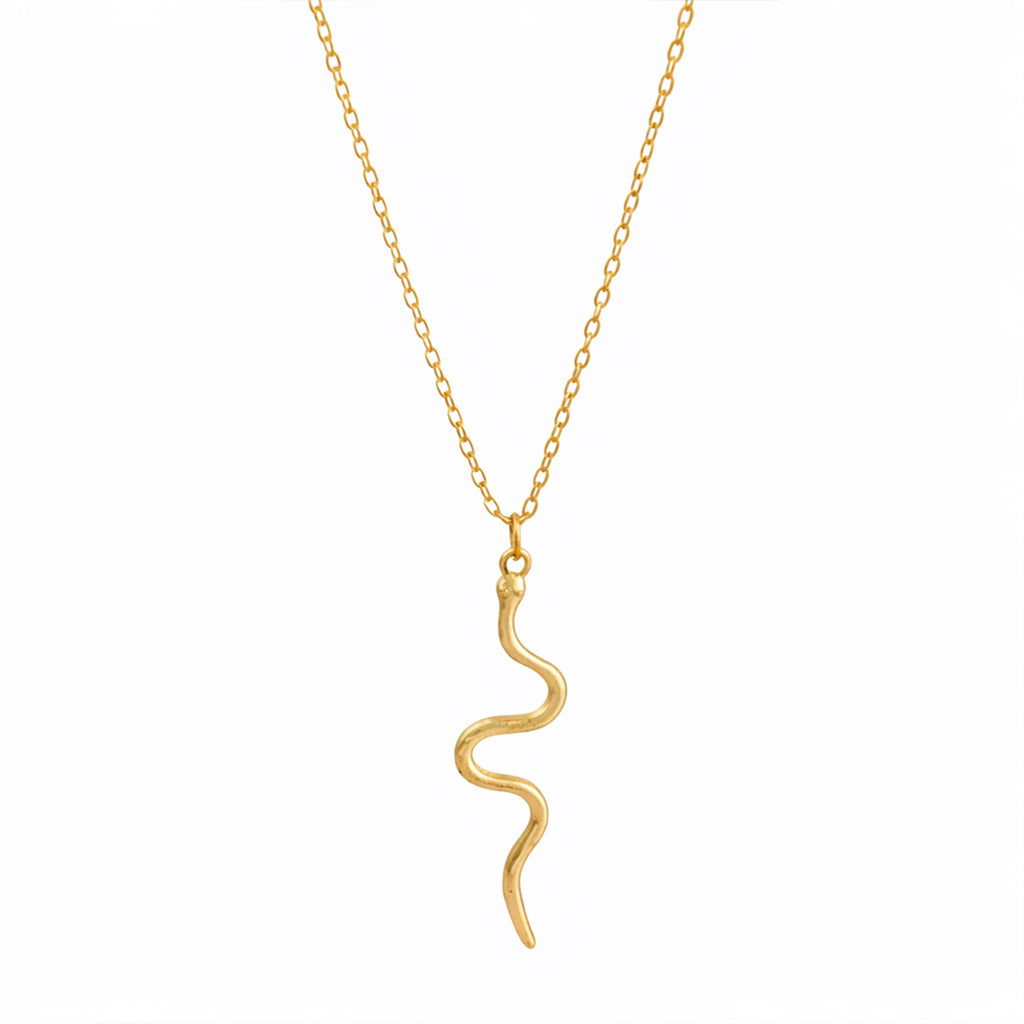 snake chain with pendant